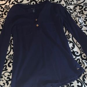 Dark blue Tommy Hilfiger long sleeve shirt